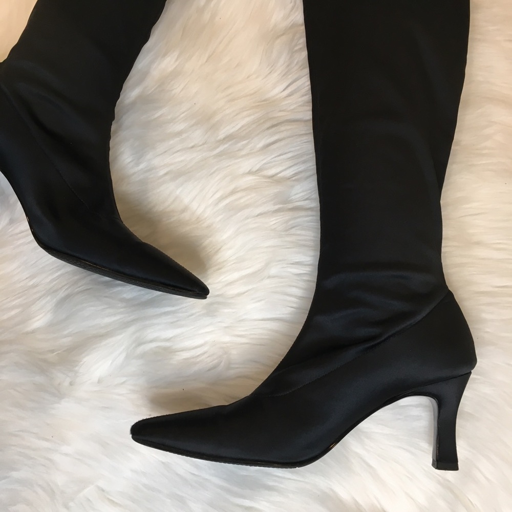 Nina | FLEX Knee High Heeled Boots - Picture 2 of 9
